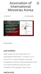 Mobile Screenshot of aim-korea.org